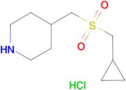 4-{[(cyclopropylmethyl)sulfonyl]methyl}piperidine hydrochloride