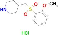 4-{[(2-methoxyphenyl)sulfonyl]methyl}piperidine hydrochloride