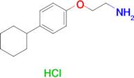 [2-(4-cyclohexylphenoxy)ethyl]amine hydrochloride