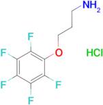 [3-(pentafluorophenoxy)propyl]amine hydrochloride