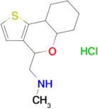 (5a,6,7,8,9,9a-hexahydro-4H-thieno[3,2-c]chromen-4-ylmethyl)methylamine hydrochloride