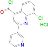 8-chloro-2-pyridin-3-ylquinoline-4-carbonyl chloride hydrochloride