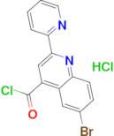 6-bromo-2-pyridin-2-ylquinoline-4-carbonyl chloride hydrochloride