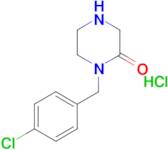 1-(4-chlorobenzyl)piperazin-2-one hydrochloride