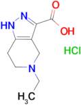 5-ethyl-4,5,6,7-tetrahydro-2H-pyrazolo[4,3-c]pyridine-3-carboxylic acid hydrochloride