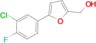 [5-(3-Chloro-4-fluorophenyl)-2-furyl]methanol