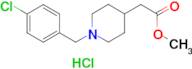 methyl [1-(4-chlorobenzyl)piperidin-4-yl]acetate hydrochloride