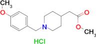 methyl [1-(4-methoxybenzyl)piperidin-4-yl]acetate hydrochloride