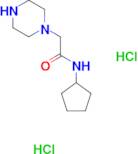 N-cyclopentyl-2-piperazin-1-ylacetamide dihydrochloride