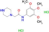2-piperazin-1-yl-N-(3,4,5-trimethoxyphenyl)acetamide dihydrochloride