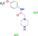 N-(4-methoxyphenyl)-2-piperazin-1-ylacetamide dihydrochloride