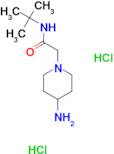 2-(4-aminopiperidin-1-yl)-N-(tert-butyl)acetamide dihydrochloride