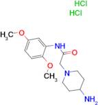 2-(4-aminopiperidin-1-yl)-N-(2,5-dimethoxyphenyl)acetamide dihydrochloride