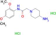 2-(4-aminopiperidin-1-yl)-N-(2,4-dimethoxyphenyl)acetamide dihydrochloride