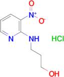 3-[(3-nitropyridin-2-yl)amino]propan-1-ol hydrochloride