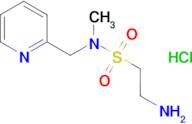 2-amino-N-methyl-N-(pyridin-2-ylmethyl)ethanesulfonamide hydrochloride