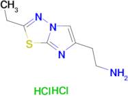 [2-(2-ethylimidazo[2,1-b][1,3,4]thiadiazol-6-yl)ethyl]amine dihydrochloride