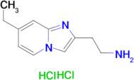 [2-(7-ethylimidazo[1,2-a]pyridin-2-yl)ethyl]amine dihydrochloride