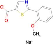 sodium 2-(2-methoxyphenyl)-1,3-thiazole-5-carboxylate