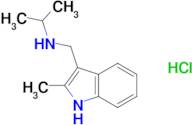 N-[(2-methyl-1H-indol-3-yl)methyl]propan-2-amine hydrochloride
