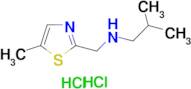 2-methyl-N-[(5-methyl-1,3-thiazol-2-yl)methyl]propan-1-amine dihydrochloride