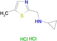 N-[(5-methyl-1,3-thiazol-2-yl)methyl]cyclopropanamine dihydrochloride