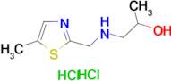 1-{[(5-methyl-1,3-thiazol-2-yl)methyl]amino}propan-2-ol dihydrochloride