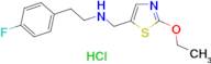 N-[(2-ethoxy-1,3-thiazol-5-yl)methyl]-2-(4-fluorophenyl)ethanamine hydrochloride