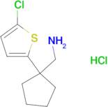 {[1-(5-chloro-2-thienyl)cyclopentyl]methyl}amine hydrochloride