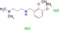 N'-(2,3-dimethoxybenzyl)-N,N-dimethylpropane-1,3-diamine dihydrochloride