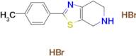 2-(4-methylphenyl)-4,5,6,7-tetrahydro[1,3]thiazolo[5,4-c]pyridine dihydrobromide