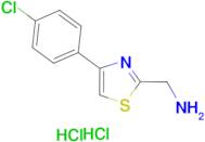 {[4-(4-chlorophenyl)-1,3-thiazol-2-yl]methyl}amine dihydrochloride