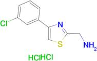 {[4-(3-chlorophenyl)-1,3-thiazol-2-yl]methyl}amine dihydrochloride