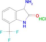 3-amino-7-(trifluoromethyl)-1,3-dihydro-2H-indol-2-one hydrochloride