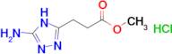 methyl 3-(3-amino-1H-1,2,4-triazol-5-yl)propanoate hydrochloride