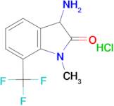 3-amino-1-methyl-7-(trifluoromethyl)-1,3-dihydro-2H-indol-2-one hydrochloride