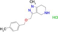 1-methyl-3-{[(4-methylbenzyl)oxy]methyl}-4,5,6,7-tetrahydro-1H-pyrazolo[4,3-c]pyridine hydrochlo...