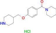 1-[4-(piperidin-4-ylmethoxy)benzoyl]piperidine hydrochloride