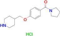 4-{[4-(pyrrolidin-1-ylcarbonyl)phenoxy]methyl}piperidine hydrochloride