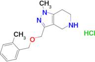 1-methyl-3-{[(2-methylbenzyl)oxy]methyl}-4,5,6,7-tetrahydro-1H-pyrazolo[4,3-c]pyridine hydrochlori…