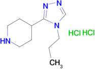 4-(4-propyl-4H-1,2,4-triazol-3-yl)piperidine dihydrochloride