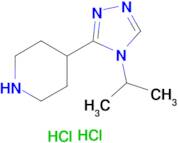 4-(4-isopropyl-4H-1,2,4-triazol-3-yl)piperidine dihydrochloride