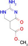 methyl (2-amino-6-oxo-1,4,5,6-tetrahydropyrimidin-5-yl)acetate