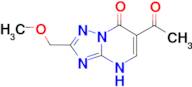 1-[7-hydroxy-2-(methoxymethyl)[1,2,4]triazolo[1,5-a]pyrimidin-6-yl]ethanone