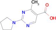 4-methyl-2-pyrrolidin-1-ylpyrimidine-5-carboxylic acid