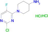 1-(2-chloro-5-fluoropyrimidin-4-yl)piperidin-4-amine dihydrochloride