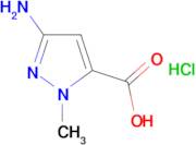 3-amino-1-methyl-1H-pyrazole-5-carboxylic acid hydrochloride