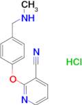2-{4-[(methylamino)methyl]phenoxy}nicotinonitrile hydrochloride