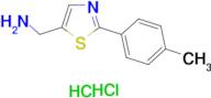 {[2-(4-methylphenyl)-1,3-thiazol-5-yl]methyl}amine dihydrochloride