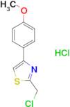 2-(chloromethyl)-4-(4-methoxyphenyl)-1,3-thiazole hydrochloride